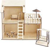 Кукольный домик Woody С летней террасой 02727