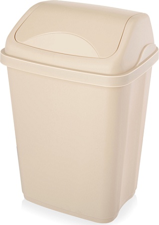 Мусорное ведро Эльфпласт Ultra EP590 (16 л, серо-бежевый)
