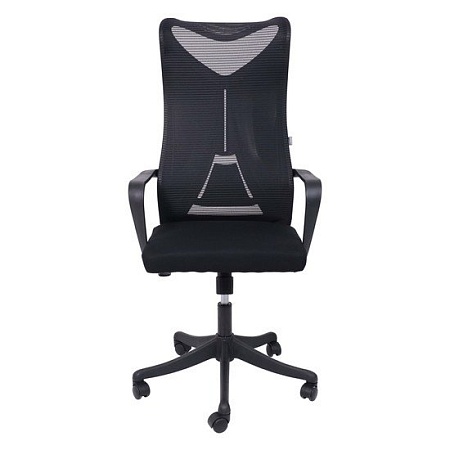 Кресло AksHome Abraham (ткань/сетка, черный)
