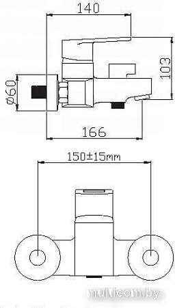 Смеситель Wisent WP3030