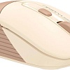 Мышь A4Tech Fstyler FG10CS Air (бежевый/коричневый)