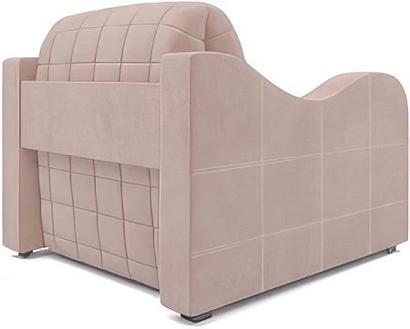 Кресло-кровать Мебель-АРС Барон №4 (микровельвет, бежевый кордрой)