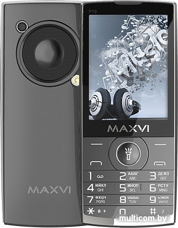 Мобильный телефон Maxvi P19 (серый)