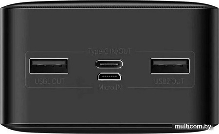 Внешний аккумулятор Baseus Bipow Digital Display 30000mAh (черный)