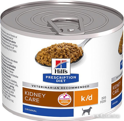 Консервированный корм для собак Hill's Prescription Diet Kidney Care k/d 200 г