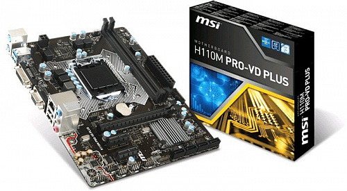 Материнская плата MSI H110M PRO-VD PLUS