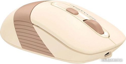 Мышь A4Tech Fstyler FG10CS Air (бежевый/коричневый)