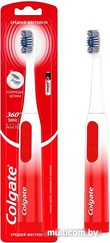 Электрическая зубная щетка Colgate 360 Sonic (optic white)