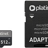 Карта памяти Platinet Pro 3 microSDXC PMMSDX512UIII 512GB + адаптер