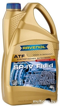 Трансмиссионное масло Ravenol ATF SP-IV Fluid 4л