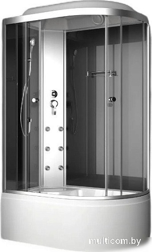 Душевая кабина Oda 8037BTL (черный/тонированное стекло)