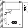 Кухонная мойка Blanco Subline 480/320-U (шампань) 523590