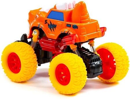 Игрушечный транспорт Полесье Монстр Ралли-Раптор автомобиль 79794 (оранжевый/красный)