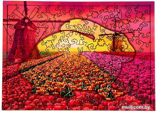 Пазл Puzzle Цветущие тюльпаны 9341553