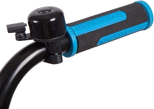 Детский велосипед Novatrack Lumen 16 (черный/синий, 2019)