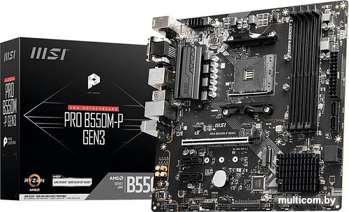 Материнская плата MSI Pro B550M-P Gen3