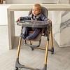 Высокий стульчик Amarobaby Elegant AB23-23EL/11 (серый)