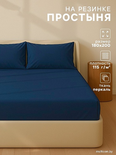 Постельное белье Sima-Land 10445195 (синий)