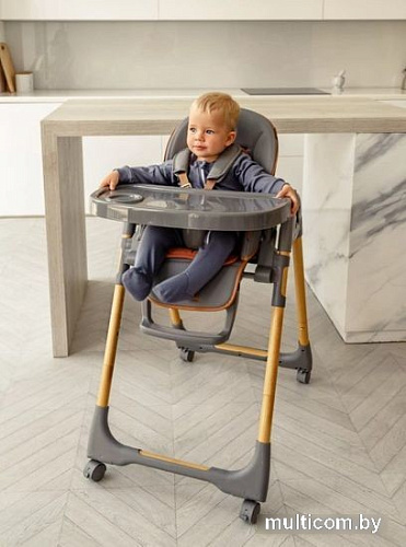 Высокий стульчик Amarobaby Elegant AB23-23EL/11 (серый)