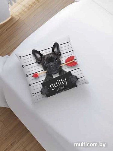 Чехол на подушку JoyArty Влюбленный пес sl_91986