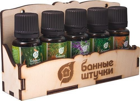 Банные штучки Набор эфирных масел Легкое дыхание 33400 5x15 мл