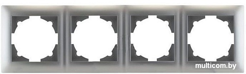 Рамка EKF Милан-4 (серебристый)