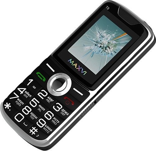 Мобильный телефон Maxvi T8 (черный)