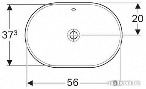 Умывальник Geberit VariForm 500.729.01.2