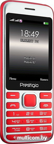 Мобильный телефон Prestigio Grace A1 (красный) [PFP1281DUO]