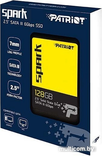 SSD Patriot Spark 128GB [PSK128GS25SSDR]