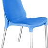 Стул Sheffilton SHT-S75 (небесно-синий/хром лак)
