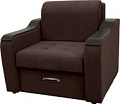 Кресло Сириус Лидер-3 ППУ 105x110 (Eva 04 велюр темно-коричневый)