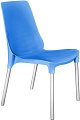 Стул Sheffilton SHT-S75 (небесно-синий/хром лак)