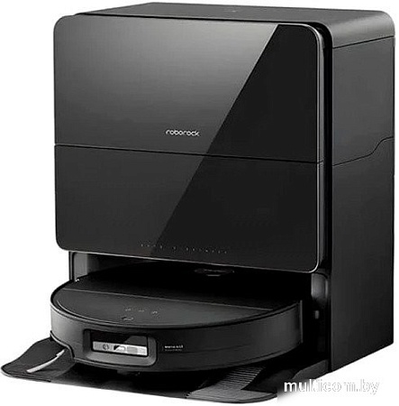 Робот-пылесос Roborock Robotic Vacuum Cleaner+Empty Wash Fill Dock S9 MaxV Ultra S90VER S9MVU52-02 (с русской озвучкой, черный)