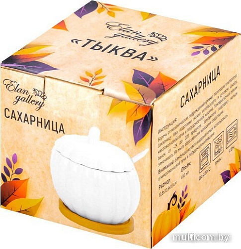 Сахарница Elan Gallery Тыква 950229