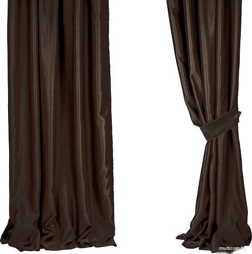 Комплект штор Mio Tesoro Блэкаут 150x250 (2шт, шоколад)