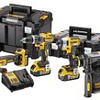 DeWalt DCK422P3T (шуруповерт, винтоверт, болгарка, перфоратор, 3 АКБ, кейс)