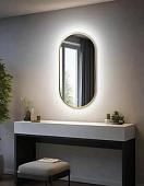 Зеркало с подсветкой eMZe 45x77 LED.UV.45.77.AUR (золото с УФ-окантовкой и подсветкой)