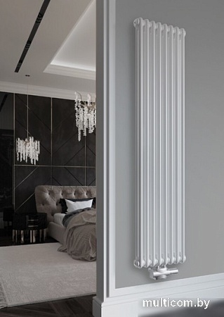 Стальной трубчатый радиатор Rifar TUB 2180-12-D1-AN (антрацит, нижнее односторонее подключение)