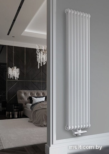 Стальной трубчатый радиатор Rifar TUB 2180-12-D1-AN (антрацит, нижнее односторонее подключение)