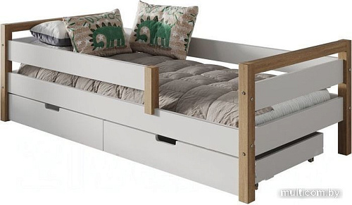 Кровать WoodMoon Мунни 8 с ящиками М-8Я 90x200