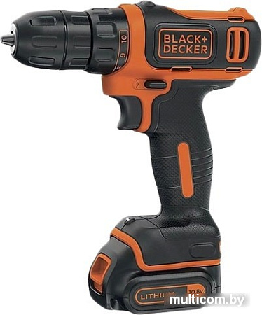 Дрель-шуруповерт Black & Decker BDCDD12 (с 1-м АКБ и без кейса)