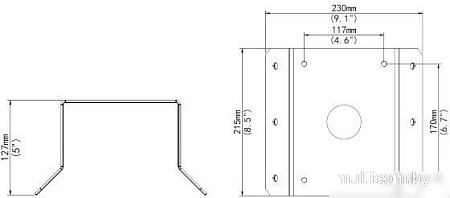Крепление для камер видеонаблюдения Uniview TR-UC08-B-IN