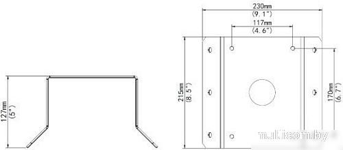 Крепление для камер видеонаблюдения Uniview TR-UC08-B-IN
