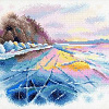 Набор для вышивания Aquarelle Зимний байкал