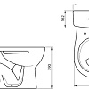 Унитаз Santeri Орион Комфорт (1.P403.8.S00.00B.F)