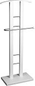Стойка для одежды Мебелик Костюмная галант 321 (металлик/белый)