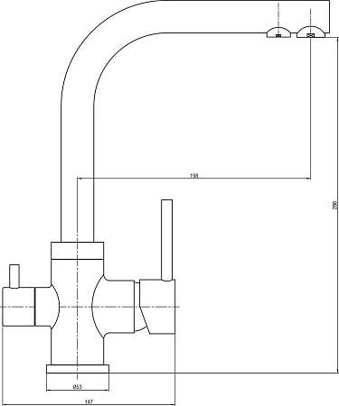 Смеситель Lauter Ellipse 21AM331-401