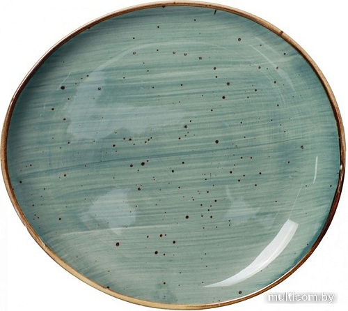 Тарелка обеденная AksHome Vital 18x16x2.5 (зеленый)