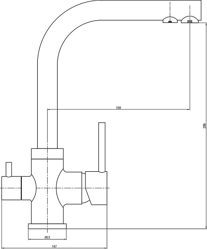 Смеситель Lauter Ellipse 21AM331-401
